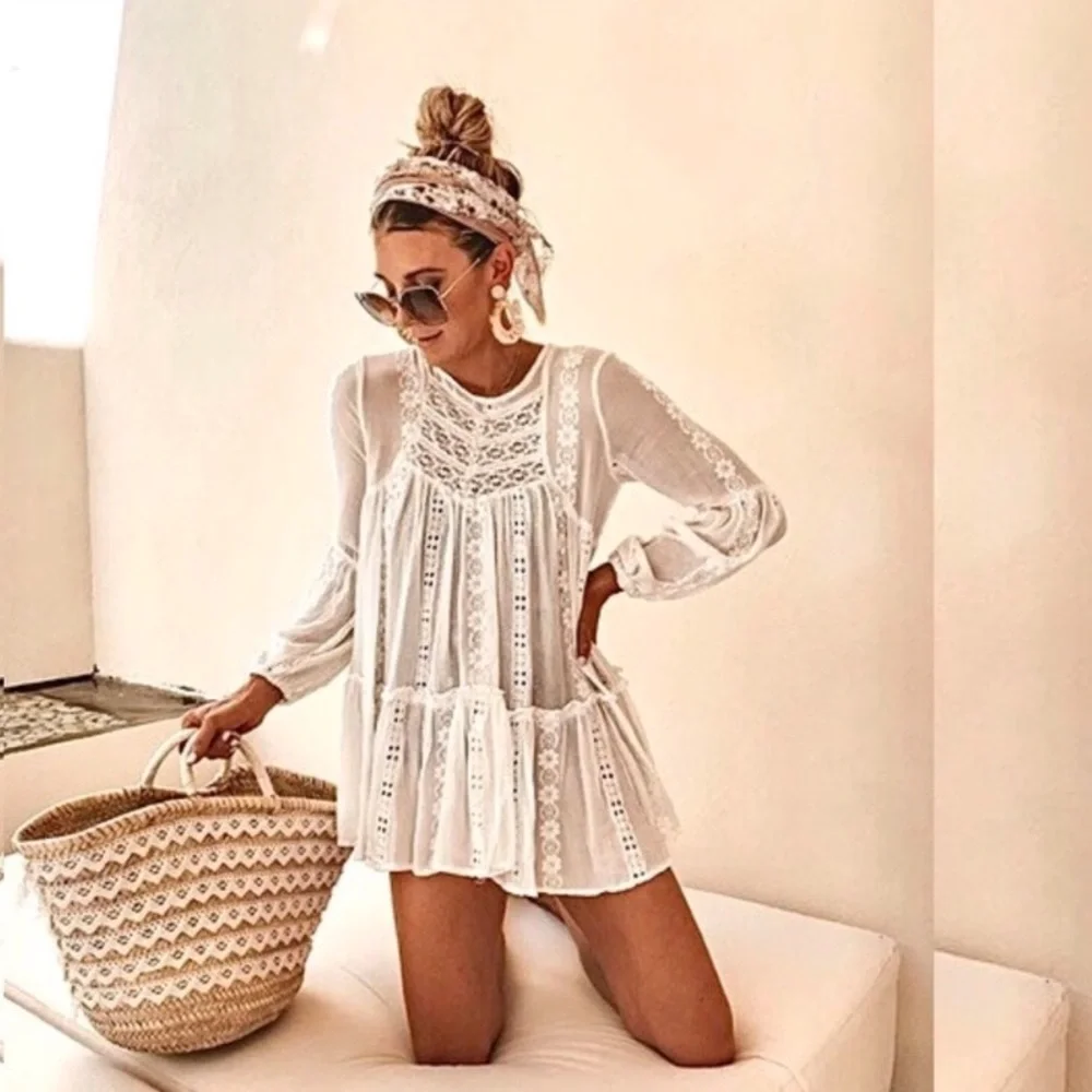 Free People Kiss Kiss Ivory Tunic